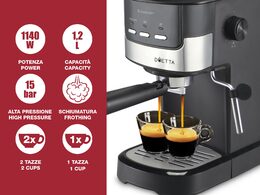 Beper P101CAF100 espresso kávovar 2v1 Duetta