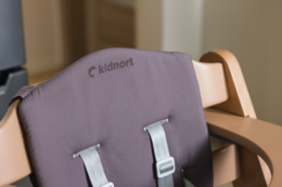 Jídelní židlička Kidnort Drömmer šedá