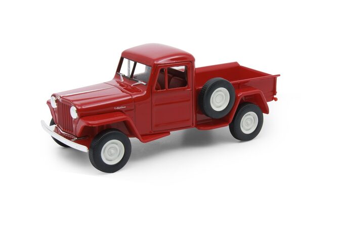 Welly 1947 Jeep Willys pickup 1:34  šedý