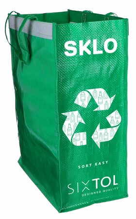 Sada Sixtol tašky na tříděný odpad Sort Easy 3 Slim, 18 x 30 x 40 cm, 3 x 22 l, 3 ks