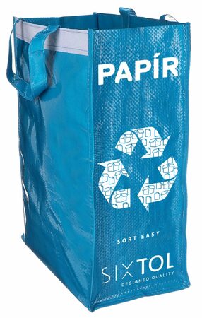 Sada Sixtol tašky na tříděný odpad Sort Easy 3 Slim, 18 x 30 x 40 cm, 3 x 22 l, 3 ks