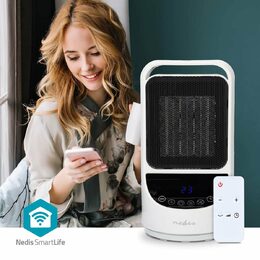 Ventilátor Nedis SmartLife Ceramic PTC Fan Heater HTFA22WTW