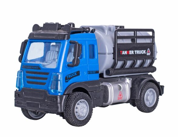 Mikro auto cisterna TRUCK plast 13cm na zpětný chod