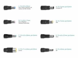 Napájecí adaptér Avacom QuickTIP 250 W pro notebooky, univerzální, 8 konektorů