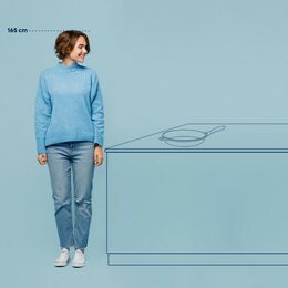 KELA Pánev s keramickým povrchem 32 cm ATURA černá KL-15168