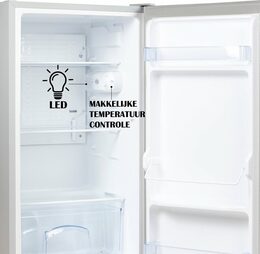 Lednice bez mrazáku - stříbrná - PRIMO PR122FR, Objem: 88 l, Třída: E