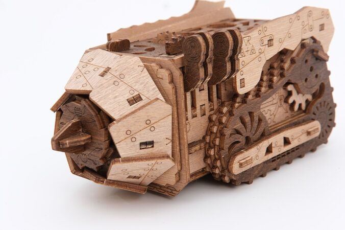 EscapeWelt Dřevěný hlavolam Space Rover