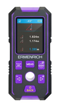 Stavební detektor Ermenrich Ping SM90, fialový