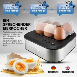 ProfiCook EK 1276 Vařič vajec,6ks,hlasový výstup