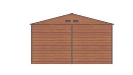 Zahradní domek G21 GAH 1085 - 340 x 319 cm, hnědý
