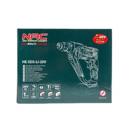 Vrtací kladivo NAC aku HE-SDS-LI-20V stroj
