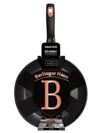 BERLINGERHAUS Pánev s mramorovým povrchem 20 cm Black Rose Collection BH-1633
