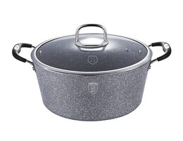 BERLINGERHAUS Sada nádobí s mramorovým povrchem 13 ks Gray Stone Touch Line BH-6176