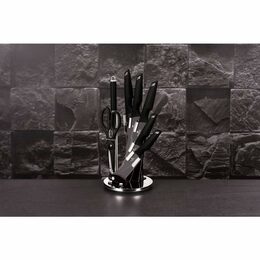BERLINGERHAUS Sada nožů ve stojanu 8 ks Black Silver Collection BH-2693