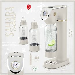 BERLINGERHAUS Výrobník sody SODABAR + 2 lahve Sahara Collection BH-8556