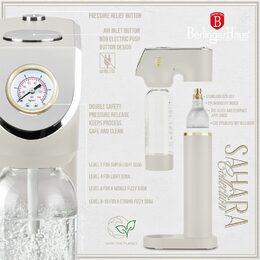 BERLINGERHAUS Výrobník sody SODABAR + 2 lahve Sahara Collection BH-8556