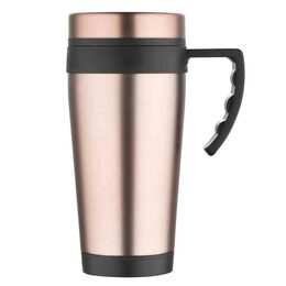BERGNER Termohrnek s ouškem 400 ml rosegold BG-37516-MPK