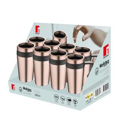 BERGNER Termohrnek s ouškem 400 ml rosegold BG-37516-MPK