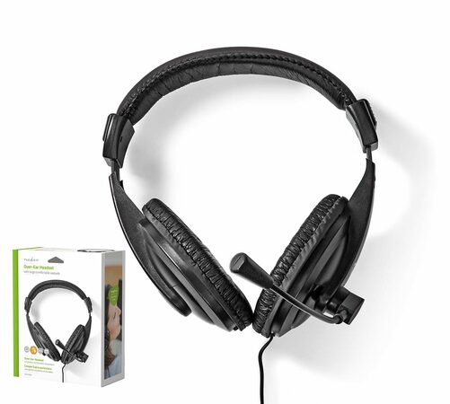 Nedis CHST210BK HEADSET sluchátka s mikrofonem