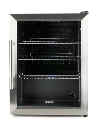Barová lednice s skleněnými dveřimi - 60 l - DOMO DO91609BK, Objem: 60 l, Třída: