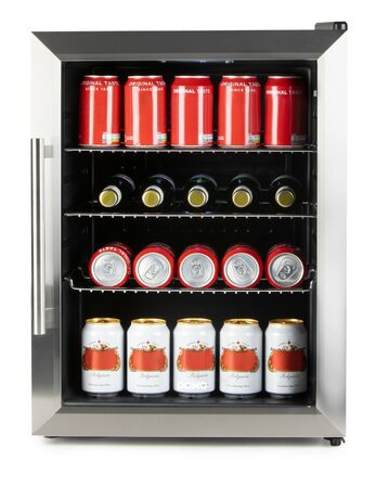 Barová lednice s skleněnými dveřimi - 60 l - DOMO DO91609BK, Objem: 60 l, Třída: