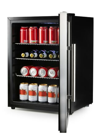 Barová lednice s skleněnými dveřimi - 60 l - DOMO DO91609BK, Objem: 60 l, Třída: