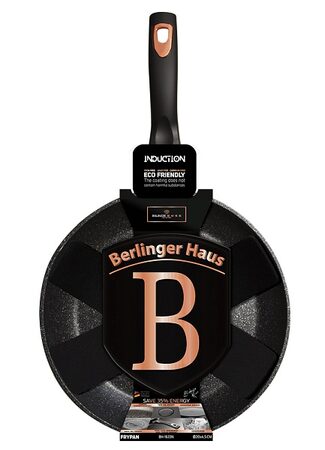 BERLINGERHAUS Pánev s mramorovým povrchem 24 cm Black Rose Collection BH-1634