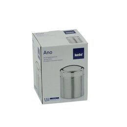 KELA Kosmetický koš ANO 1,5L nerez stříbrný KL-21381