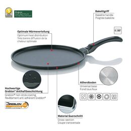 KELA Pánev na palačinky 28 cm KERROS KL-15155