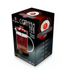 BERLINGERHAUS Konvička na čaj a kávu French Press 350 ml  Burgundy Metallic Line BH-1496
