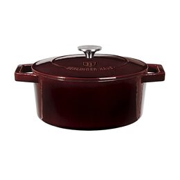 BERLINGERHAUS Pekáč litinový s poklicí 24 cm Burgundy Line BH-6497