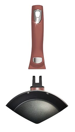 BERLINGERHAUS Pánev s odnímatelnou rukojetí s titanový povrchem 28 cm I-Rose Edition BH-6085