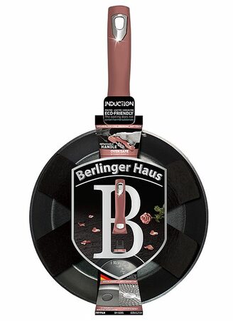 BERLINGERHAUS Pánev s odnímatelnou rukojetí s titanový povrchem 28 cm I-Rose Edition BH-6085