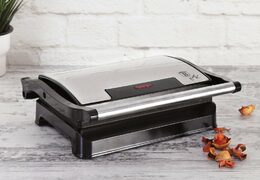 BERLINGERHAUS Kontaktní gril s nepřilnavým povrchem 1500 W Black Silver Collection BH-9139