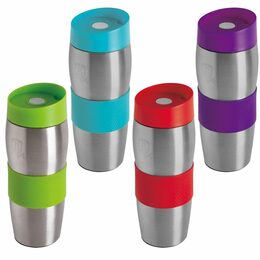BERLINGERHAUS Termohrnek nerezový Silver Jewellery 380 ml modrá BH-1902modr