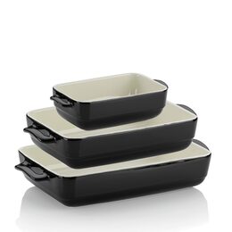 KELA Zapékací mísa keramická MALIN 32 x 19 cm šedá KL-15292