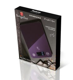 BERLINGERHAUS Váha kuchyňská digitální 5 kg Purple Eclipse BH-9364