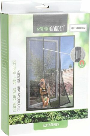 PROGARDEN Síť do dveří proti hmyzu magnetická 210 x 100 cm KO-CY5910600