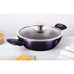 BERLINGERHAUS Pánev hluboká s poklicí 28 cm Purple Eclipse Collection BH-6632