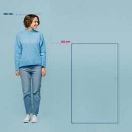 KELA Koupelnová předložka Maja 120x70 cm polyester šedá KL-23549