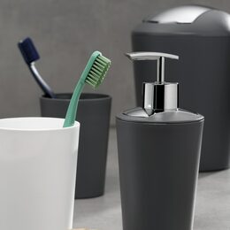 KELA Koš kosmetický s otočným víkem Marta 5 L plast nefrit zelená KL-24555