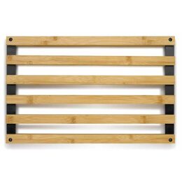 KELA Podložka Kiril 38x24 cm bambus černá KL-12596