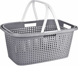 EXCELLENT Koš na prádlo s rukojeťmi 60 x 40 cm šedý KO-Y54231150seda