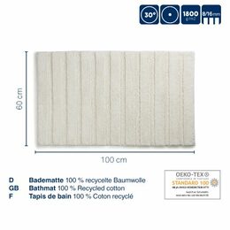 KELA Koupelnová předložka Megan 100% bavlna mechově zelená 100,0x60,0x1,6cm KL-24706