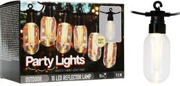 PROGARDEN Světelný řetěz žárovky  LED PARTY 10 ks 9,5m KO-AF5300220