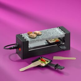 KELA Raclette/kámen Tomül granit black 2 osoby 33,0x11,0x11,5cm KL-10044