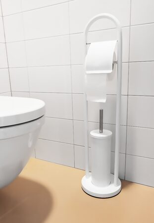 ALPINA Držák na toaletní papír a WC kartáč nerez 80 cm ED-203274