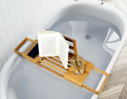 EDCO Podnos na vanu nastavitelný bambus ED-217830