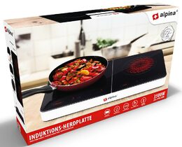 ALPINA Indukční vařič dvouplotýnkový 3500W ED-218303