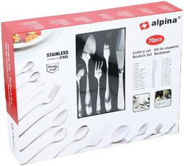 ALPINA Sada příborů nerez ocel 70 ks ED-219004